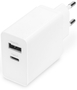Adapter hálozati 1xUSB Type C +1xUSB Ednet 31813