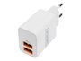 Adapter 2xUSB 2x2.4A Digitus White 15W DA-10061