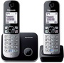 Panasonic telefon DECT KX-TG6812PDB DUO Black
