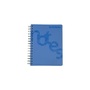 Spirálfüzet A/5 140 lap PP borító kék Donau kockás