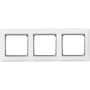 Legrand 770493 Valena Life 3-as fehér-króm keret