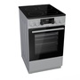 Gorenje EC 5341 SG inox, szabadonálló, kerámialapos, elektromos, főzőzóna: 4, sütő:70L, grill, tűzhely