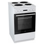 Mora E201AW fehér, szabadonálló, vasmagos, főzőzóna: 4, sütő:68L, grill, tűzhely