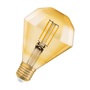 Osram Vintage LED gyémánt forma/átlátszó üveg búra/4,5W/470lm/2500K/E27 LED gyémánt forma izzó