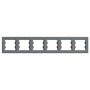 Schneider EPH5800662 ASFORA vízszintes acél hatos keret