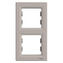 Schneider EPH5810269 ASFORA függőleges bronz kettes keret