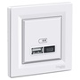 Schneider EPH2700321 ASFORA 2,4A/A+C/fehér dupla USB töltő