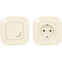 Legrand Valena Allure Netatmo Párosított szett: 1 intelligens csatlakozóaljzat + 1 vezeték nélküli kapcsoló elefántcsont