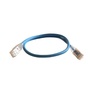 Legrand 051540 RJ45-RJ45 Cat6 árnyékolt (F/UTP) LSZH (LSOH) 0,5 méter kék d: 4,2mm AWG28 LCS3 patch kábel
