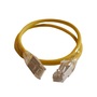 Legrand 051550 RJ45-RJ45 Cat6A árnyékolt (S/FTP) LSZH (LSOH) 0,5 méter sárga d: 5,2mm AWG28 LCS3 patch kábel