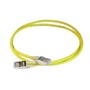 Legrand 051551 RJ45-RJ45 Cat6A árnyékolt (S/FTP) LSZH (LSOH) 1 méter sárga d: 5,2mm AWG28 LCS3 patch kábel