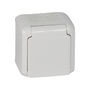 Legrand 083913 Kontállux fehér IP44 2P+F csatlakozóaljzat
