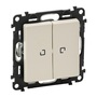 Legrand 752228 Valena Life jelzőfénnyel 10 AX elefántcsont csillárkapcsoló