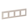 Legrand 754064 Valena Life elefántcsont–arany 4-es keret