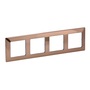 Legrand 754164 Valena Life réz dekor 4-es keret