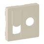 Legrand 754831 Valena Life elefántcsont TV csatlakozóaljzat + RJ45 Cat. 6 UTP aljzat burkolat