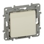 Legrand 764607 Niloé 6A NO-NC bézs egypólusú nyomó
