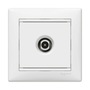 Legrand 774431 Valena átmenő fehér TV antenna-csatlakozóaljzat