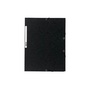 Exacompta A4 prespán fekete gumis mappa