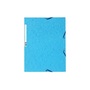 Exacompta A4 prespán türkiz gumis mappa