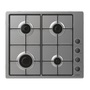 Candy CHW6LBX inox, beépíthető, gáz, főzőzóna: 4, beépíthető méret: 56cm, főzőlap