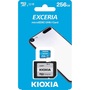 Kioxia 256GB SD micro (SDXC Class 10 UHS-I U1) Exceria (LMEX1L256GG2) memóriakártya adapterrel
