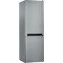 Indesit LI8 S2E X inox, alulfagyasztós, Hűtő:228L, Fagyasztó:111L, Less. frost hűtőszekrény