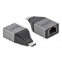 Delock 64118 USB Type-C apa > Gigabit LAN anya kompakt adapter