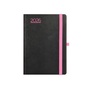 Kalendart Nero 2026 N012 B6 heti beosztású fekete-pink határidőnapló