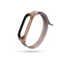 Haffner FN0213 Xiaomi Mi Smart Band 5/Band 6 Nylon rose gold rozsdamentes acél óraszíj