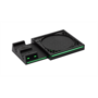 FroggieX FX-XS-C1-B Xbox Series X | S fekete konzol hűtő + dual töltőállomás + lemez tartó