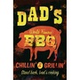 PF Dad`s BBQ 20x30 cm-es retro dekor fémtábla