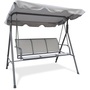 Fieldmann FDZN 5204 fémvázas szürke kerti hintaágy