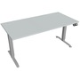 Hobis MOTION MS 2M 1600 szürke 160 cm hossz, memóriás állíthatóságú elektr.állítható asztal