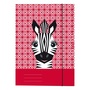 Herlitz Cute Animals Zebra A4 gumis mappa