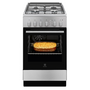 Electrolux LKG504000X inox, szabadonálló, gáz, főzőzóna: 4, sütő:57L, grill, tűzhely