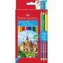 Faber-Castell 12 db+3 db-os bicolor (120112+3) színesceruza készlet