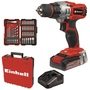 Einhell TE-CD 18/2 Li +39 1x2,5 Ah akkus ütvefúró-csavarozó szett