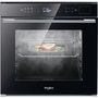 Whirlpool W7 OS4 4S1 P BL fekete, beépíthető, sütőtér: 73L, grill, légkeverés, pirolitikus, sütő