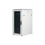 DIGITUS Rack Unique 19" 22U 1164x600x800mm üvegajtós szürke álló rack szekrény