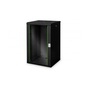 DIGITUS Rack Unique 19" 20U 998x600x600mm üvegajtós fekete fali rack szekrény
