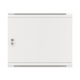 Lanberg WF01-6609-00S 19" 9U SZÉL:600mm MÉLY:600mm MAG:512mm lapraszerelt fémajtós szürke fali rack szekrény