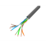 Lanberg LCU5-10CC-0305-S UTP CCA 100Mb/s 100MHz 305m árnyékolatlan réz bevonatú alumínium fali kábel