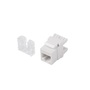 Lanberg KSU6-1000 Cat.6 UTP 180°-os betűzős árnyékolatlan RJ45 Keystone jack