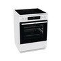 Gorenje GECS6C70WPA fehér, szabadonálló, kerámialapos, elektromos, főzőzóna: 4, sütő:71L, grill, tűzhely