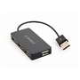 Gembird UHB-U2P4-04 4xUSB fekete USB HUB
