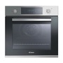 Candy FCP605XL/ECH64CC inox, beépíthető, kerámialapos, elektromos, főzőzóna: 4, sütő:65L, grill, tűzhely