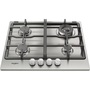 Whirlpool TKRL 661 IX EU inox, beépíthető, gáz, főzőzóna: 3 +1 wok égőfej, beépíthető méret: 56cm, főzőlap