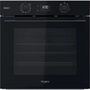 Whirlpool OMSK58RU1SB fekete, beépíthető, sütőtér: 71L, grill, pirolitikus, sütő