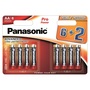 Panasonic LR6PPG/8BW 6+2F 1,5V AA alkáli tartós ceruzaelem 8 db/csomag